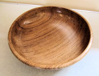 Oak bowl by John Spencer